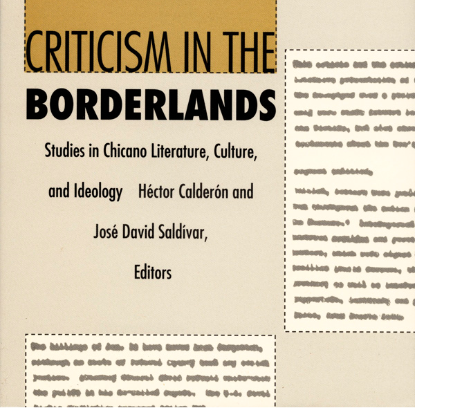 The cover of "Criticism in the Borderlands"