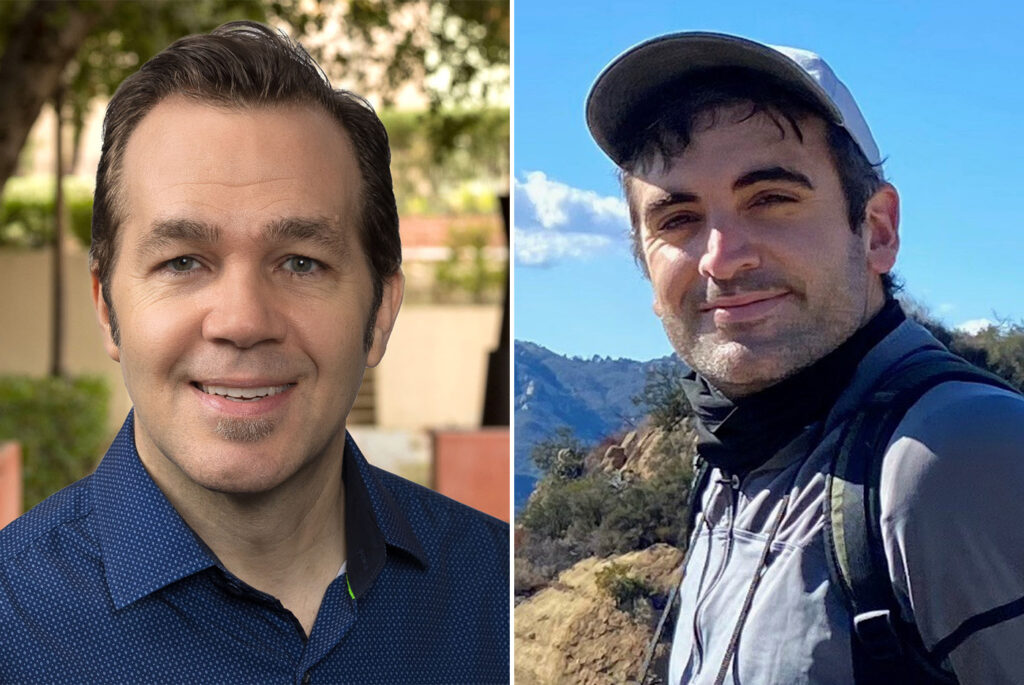 Portraits of Kip Tobin and Kyle Scott