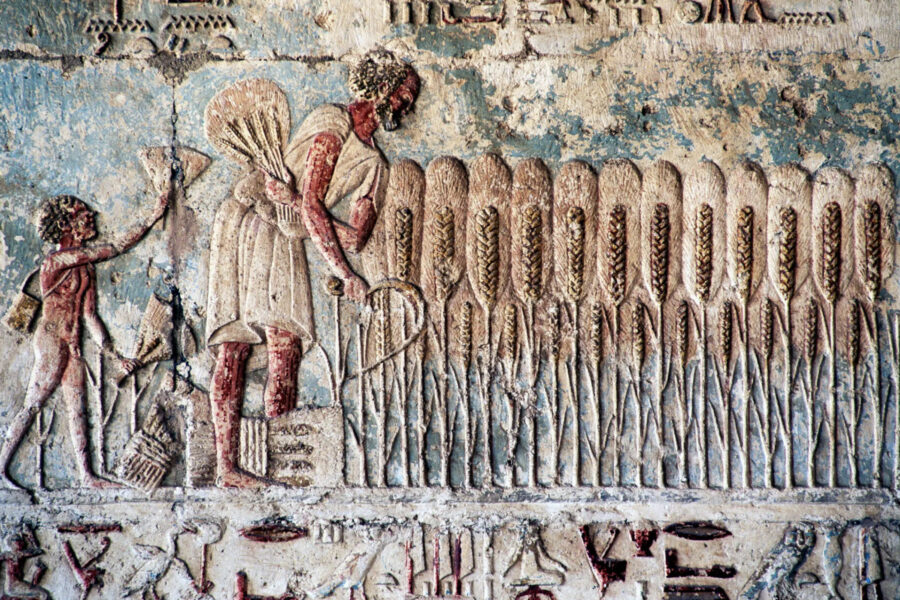 Detail of ancient mural